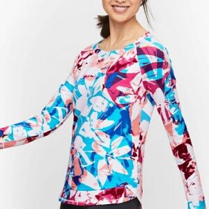 T By Talbots Cozy Crush Sweatshirt UPF 50